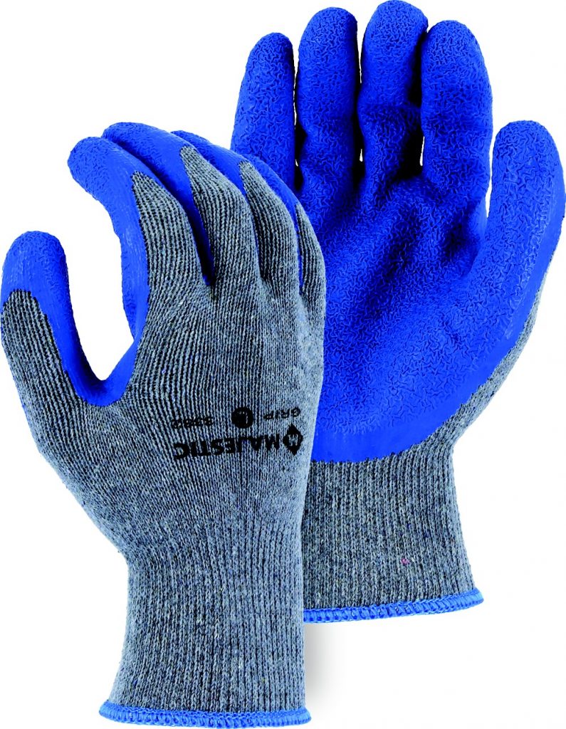 MSafeｮ RubberCoated Gloves Slatebelt Safety PPE Safety Supplies